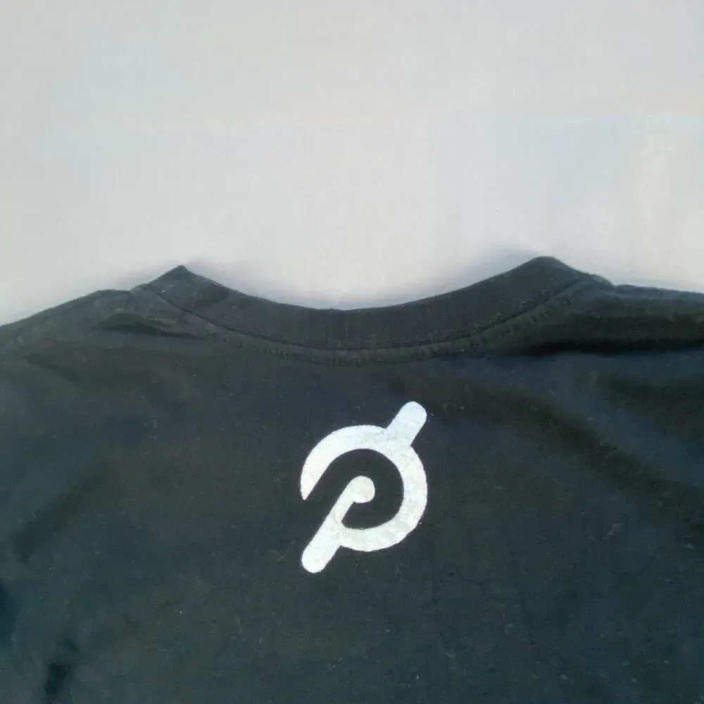 Peloton Century 100 Ride Club T Shirt Adult XS Black Short Sleeve Graphic Tee